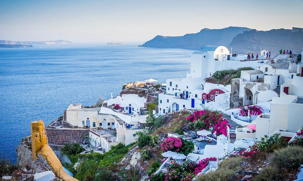 santorini, greece, buildings